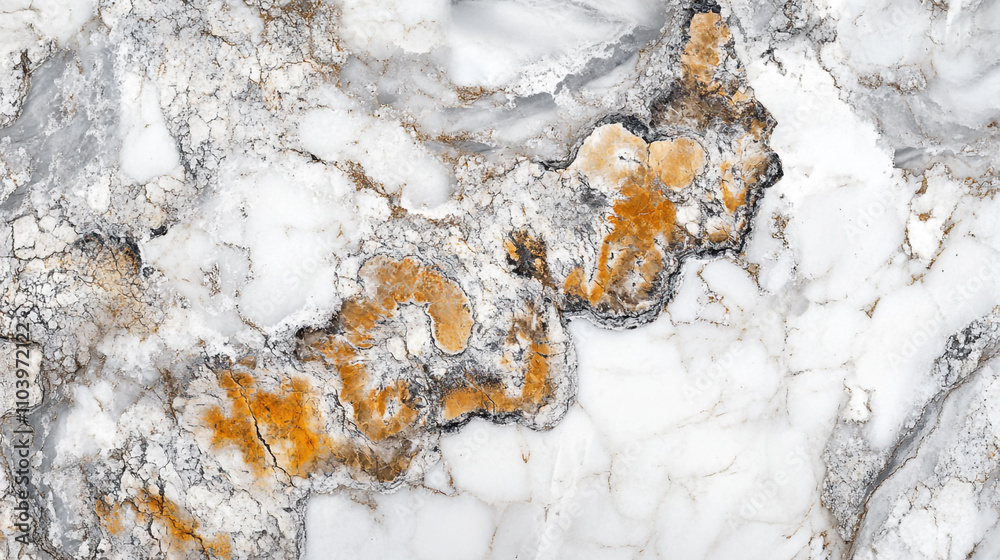 Fototapeta premium Beautiful natural stone surface with intricate patterns and colors in neutral tones