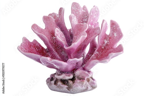 Pink Artificial Coral Decorative Aquarium Ornament photo