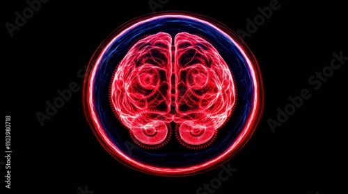 Surreal brain visualization the momentum of abstract art in digital environments
