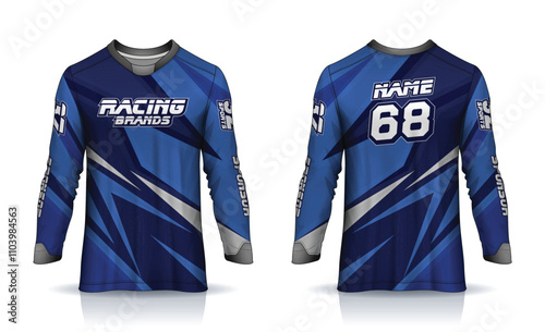 Long sleeve jersey, Motocross jersey, racing jersey, soccer, basketball, football, cricket, gaming, hockey, handball, cycling latest sublimation sports design