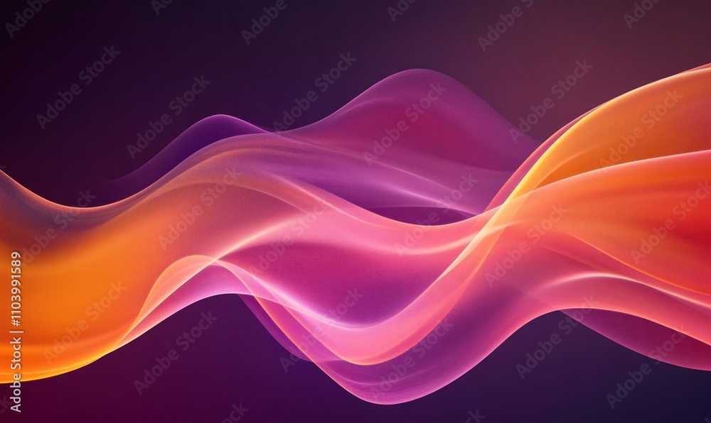 Abstract Wavy Lines in Vibrant Gradient Colors Abstract Wavy Lines in Vibrant Gradient Colors