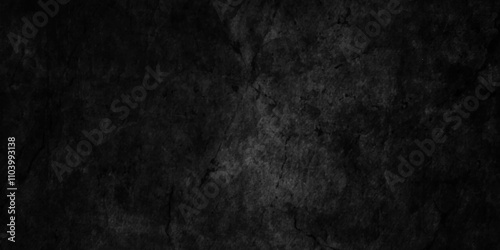 Abstract grainy scratched chalkboard or blackboard cement texture grunge, grey concrete cement wall background, black wall mortar texture background.