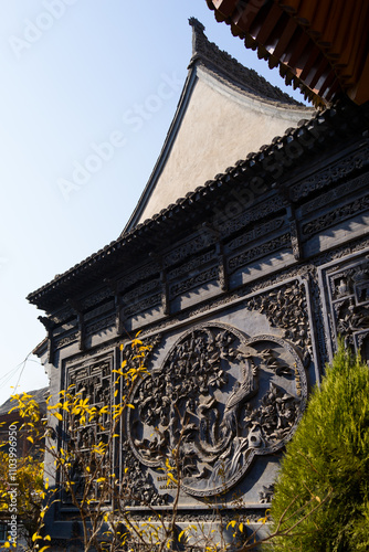 Yu Baba Gongbei chinese  style mosque, Gansu province, Linxia, China photo