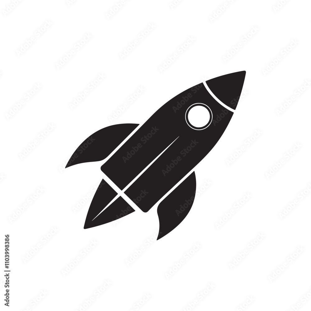 science fiction day concept rocket icon vector illustration science fiction day concept rocket icon vector illustration
