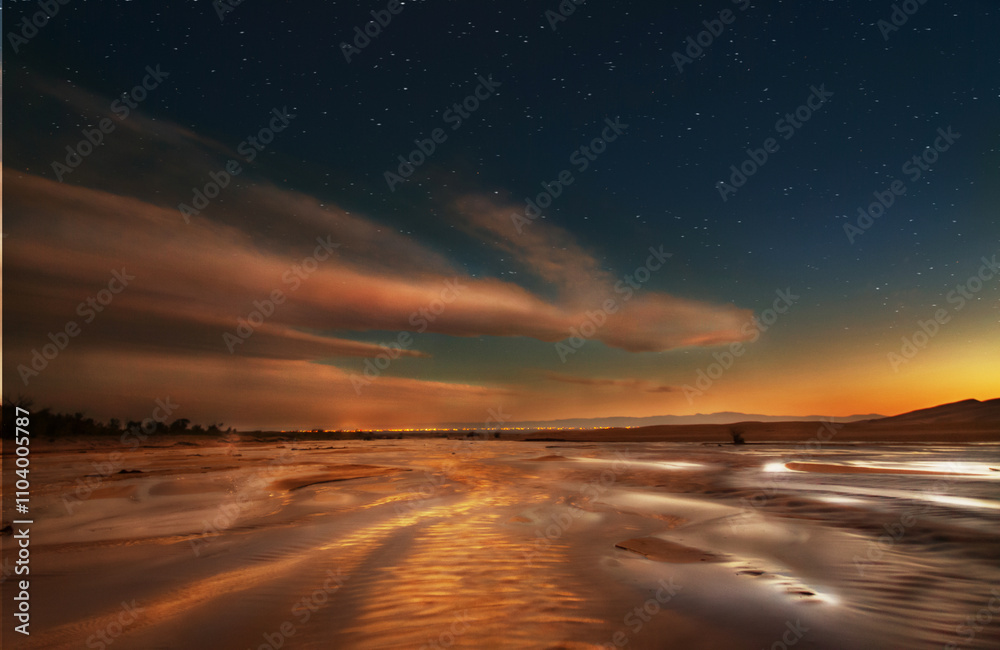 sunset sand dunes park