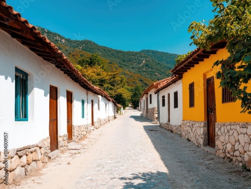 travel and culture concept. A family-run pension in a Turkish village, giving travelers an opportunity to experience local cuisine and handicrafts