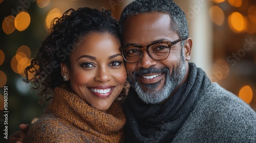 Couple inviting guests into their home, showing warmth and hospitality