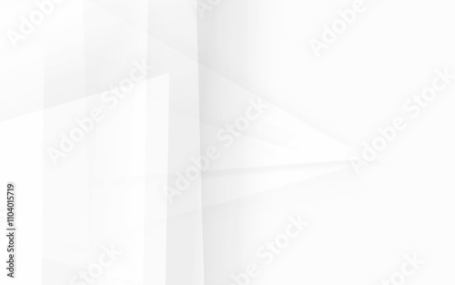 White Triangle Geometric Abstract Background