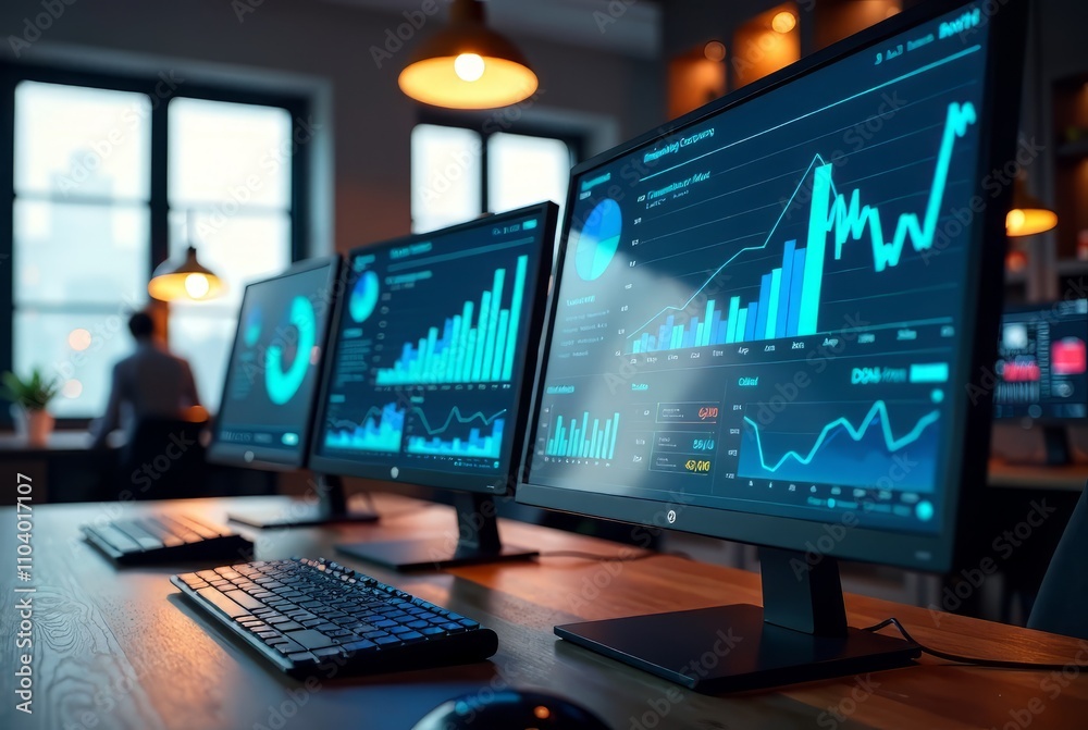 AI Advertising Campaign Monitoring - Marketing Strategy Visuals - Data Analysis Insights AI Advertising Campaign Monitoring - Marketing Strategy Visuals - Data Analysis Insights