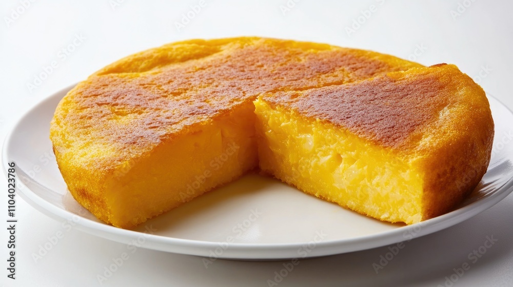 Golden Slice of Orange Pudding Golden Slice of Orange Pudding