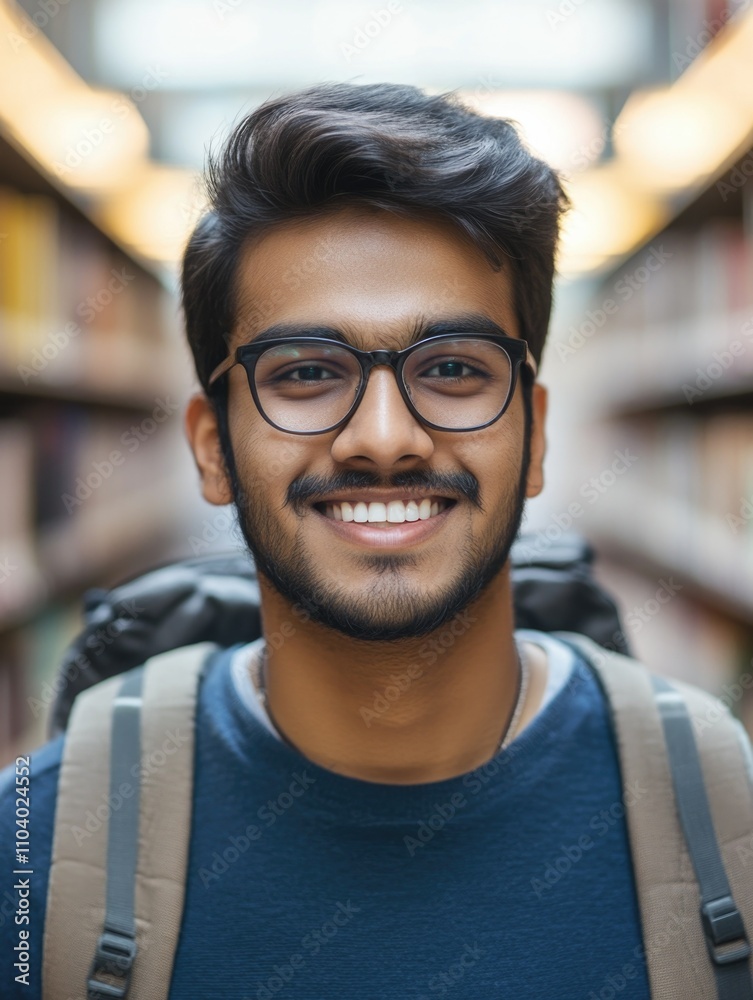 Happy Student or Traveler Happy Student or Traveler