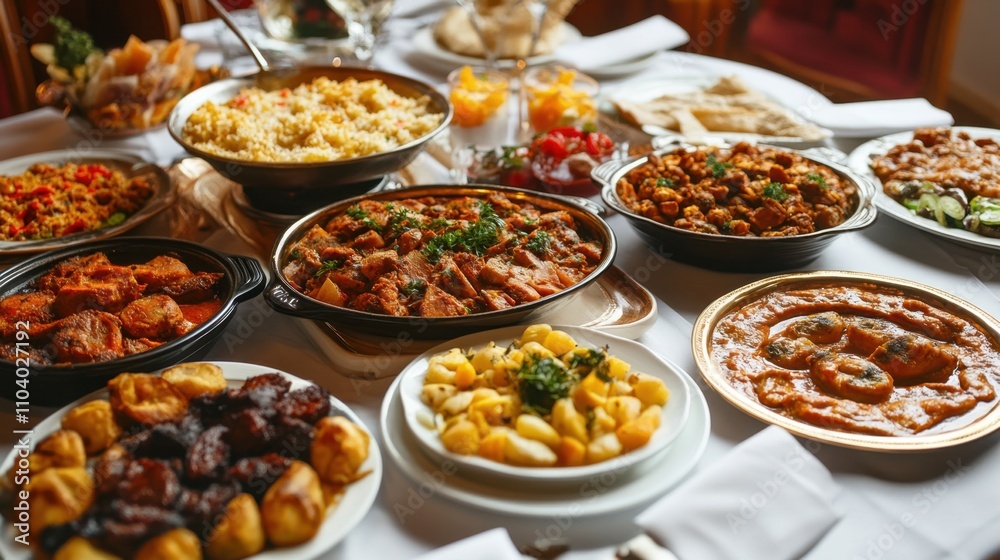 A table full of delicious food
A table full of delicious food