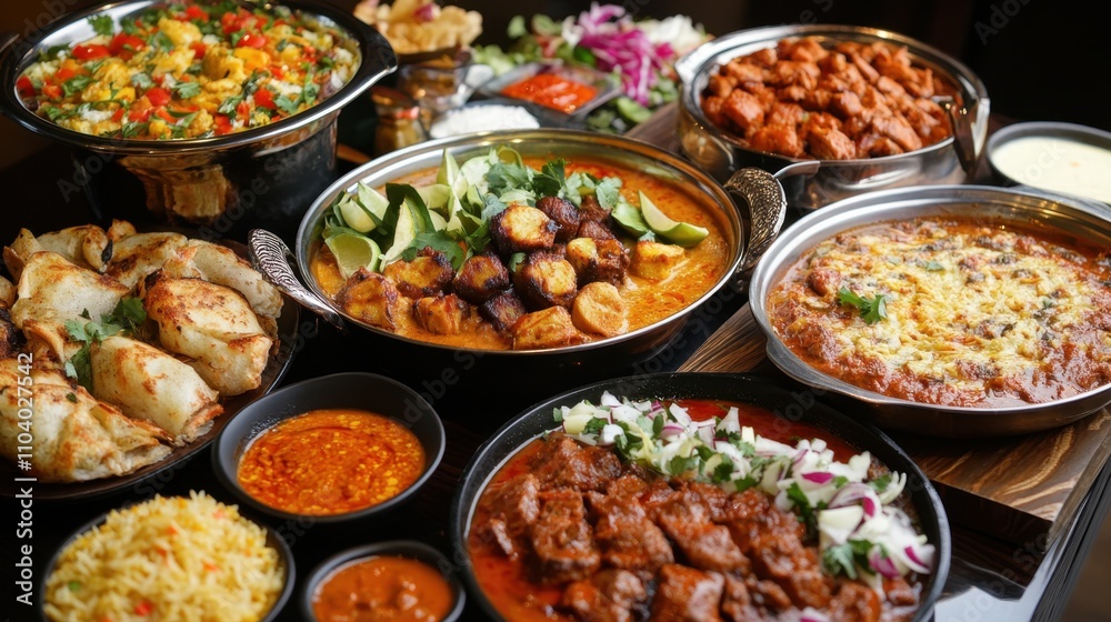 A table full of delicious food
A table full of delicious food