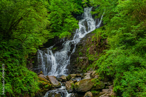 Torq Waterfall, Killarney National Park, County Kerry, Ireland photo