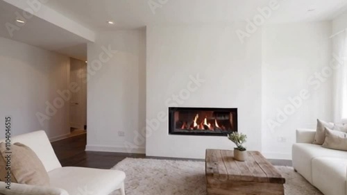 Textured Tranquility: A Modern Minimalist Space
