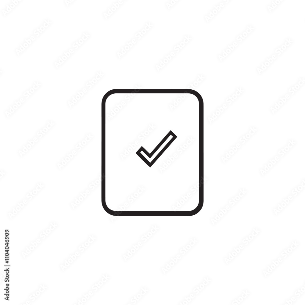 Check mark icon. Black check mark icon on white background. Check mark icon. Black check mark icon on white background.