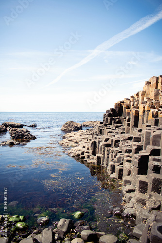 Giant's Causeway in Nordirland, Blick aufs Meer