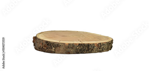 tray, pedestal natural wood without surface treatment