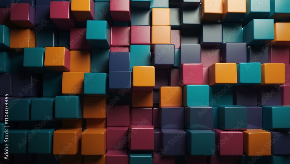Abstract background of cubes. Abstract background of cubes.