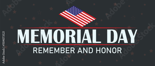 Wallpaper Mural Memorial day. Remember and Honor poster. Memorial day celebration invitation template background vector art. Torontodigital.ca