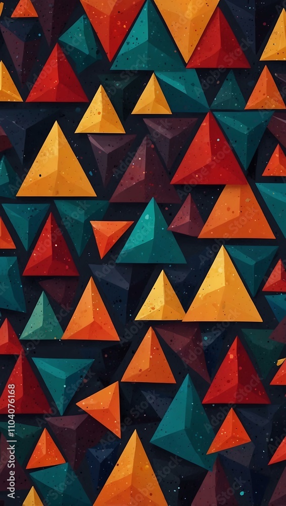 Abstract background with triangles. Abstract background with triangles.