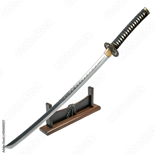 Samurai Sword on a isolated background photo