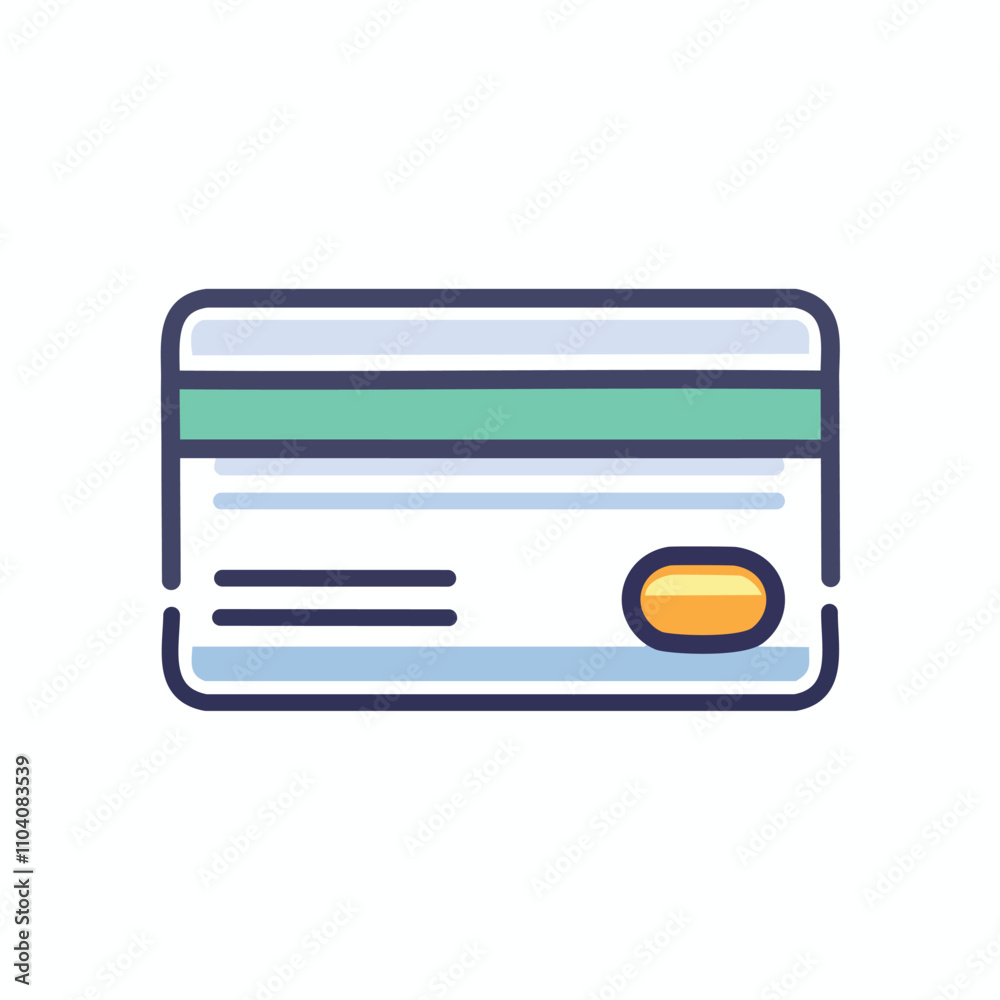 Credit card icon design. Financial transactions, online payment, secure banking, digital commerce symbol. Represents ease and speed of modern purchases. Credit card icon design. Financial transactions, online payment, secure banking, digital commerce symbol. Represents ease and speed of modern purchases.