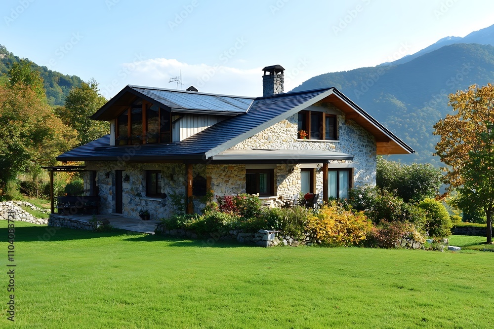 A beautiful countryside home surrounded by nature, showcasing the benefits of rural property insurance A beautiful countryside home surrounded by nature, showcasing the benefits of rural property insurance