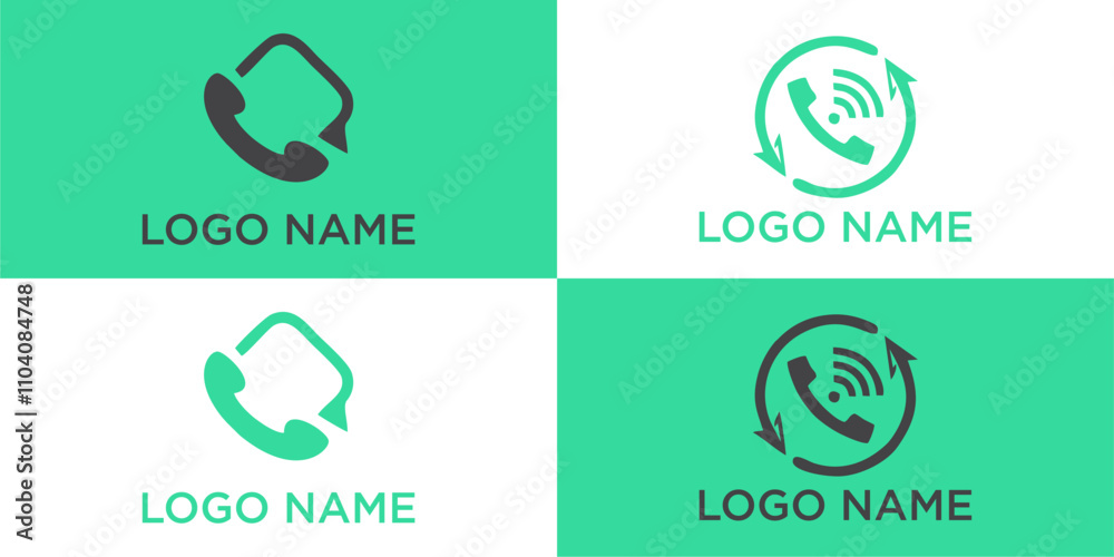 cool simple telephone logo cool simple telephone logo