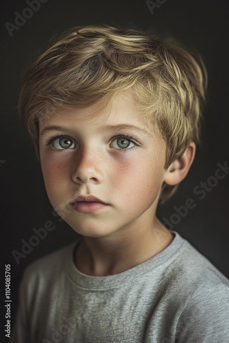 Children's Day. Boy, photo portrait