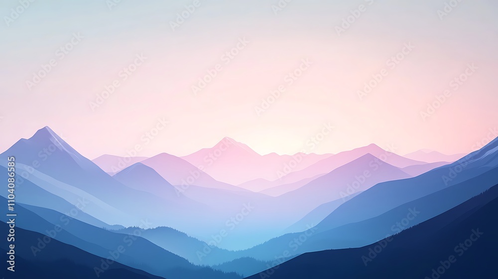 Minimalist banner with clean, sharp edges and a simple gradient backdrop Minimalist banner with clean, sharp edges and a simple gradient backdrop