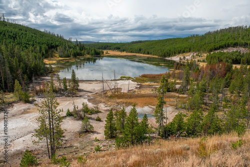 Obraz na płótnie Yellowstone National Park, Wyoming, USA w salonie