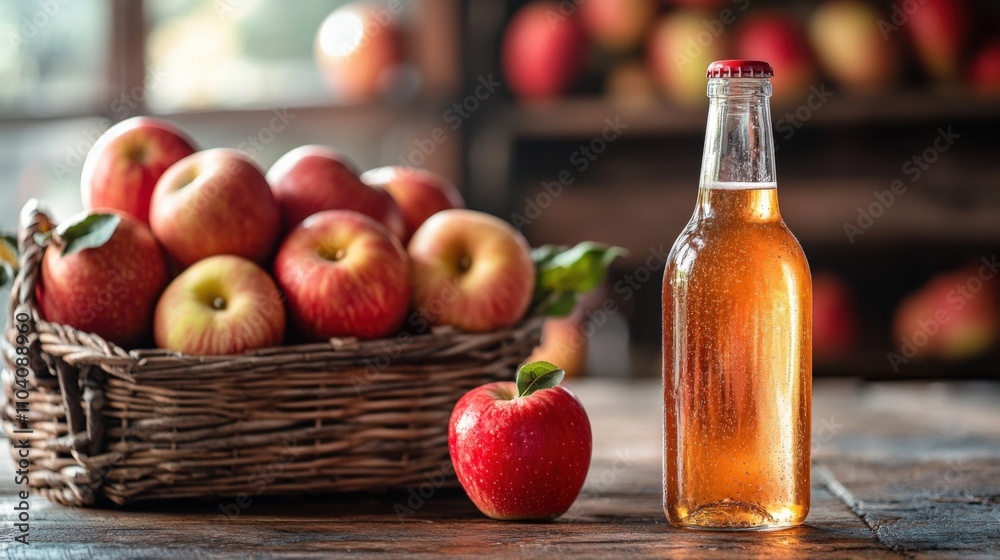 Fresh Apples and Sparkling Drink Arrangement Fresh Apples and Sparkling Drink Arrangement