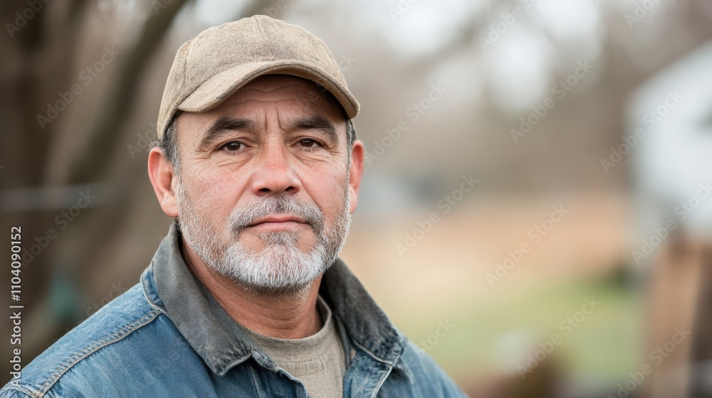 Portrait of a Resilient Farmer Portrait of a Resilient Farmer