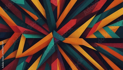 Wallpaper Mural Abstract geometric design. Torontodigital.ca