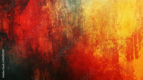 Artistic advertising background featuring textured elements and vivid abstract designs