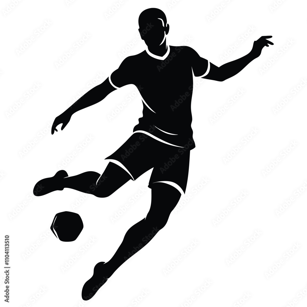 the image is a black and white silhouette of a Soccer Ball the image is a black and white silhouette of a Soccer Ball