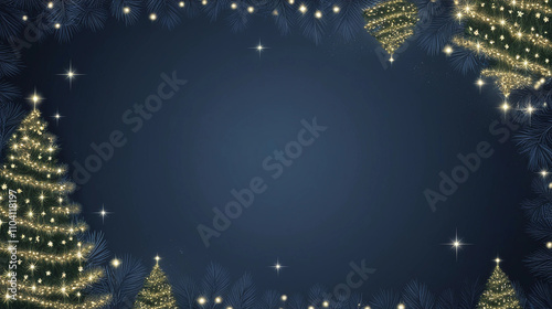 Refined Christmas Lights and Stars for Elegant Designs