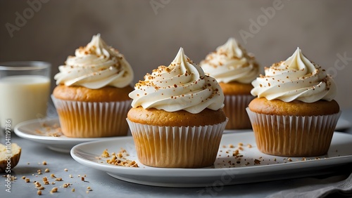 cupcakes with cream