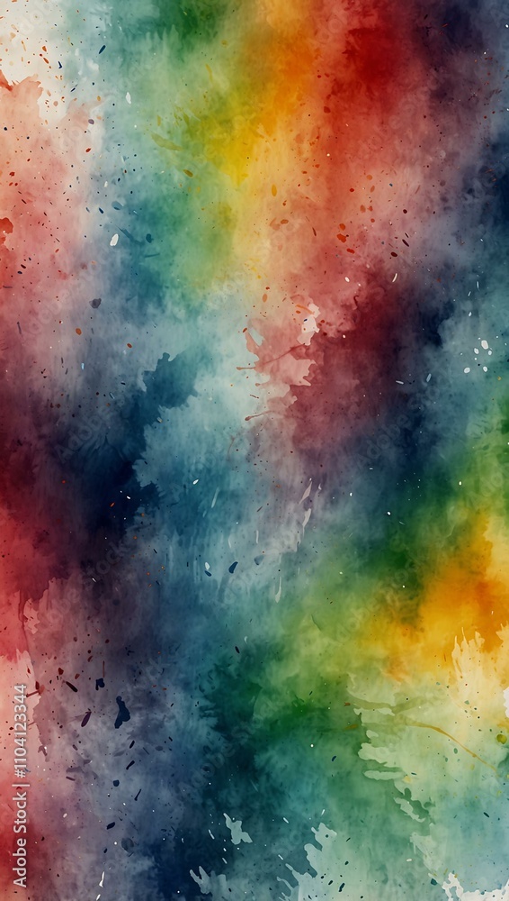 Fototapeta premium Abstract watercolor background with soft brush strokes.