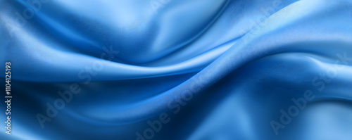 Abstract of soft blue silk background