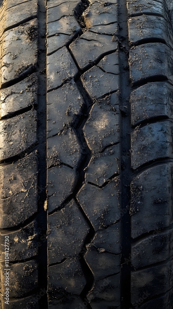 Tire tracks etched deeply into grungy and textured landscape. Tire tracks etched deeply into grungy and textured landscape.