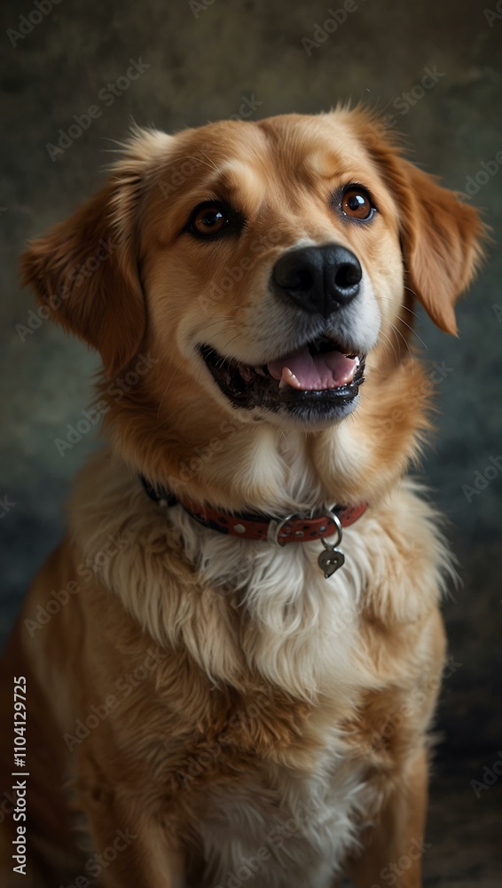 Adorable dog portrait. Adorable dog portrait.