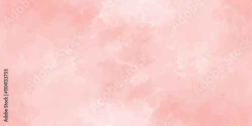 Abstract colorful background with bokeh, Delicate sepia background with paint stains watercolor texture, subtle watercolor pink yellow blue gradient illustration. 