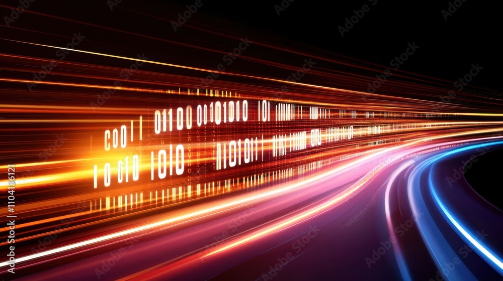 Dynamic Fiber Optic Communication Transmission Concept Dynamic Fiber Optic Communication Transmission Concept