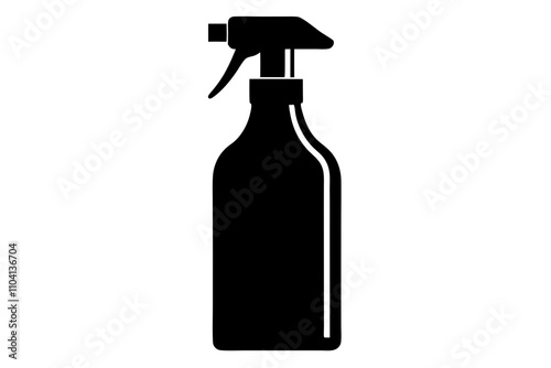 Spray bottle vector icon,clean spray bottle,Glass cleaner vector icon,Spray bottle icon Black line art vector logo set.