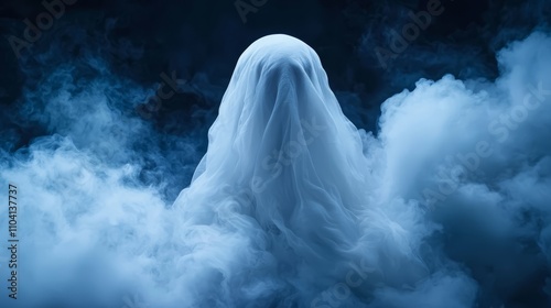  a ghostly figure in the middle of a dark background, shrouded in a thick layer of smoke The resolution of the image is 1920x1200, making it suitable for use as a w