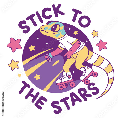 Adobe Illustrator Artwork, birthday card with a child, stick stick to stick the stars and the stars.