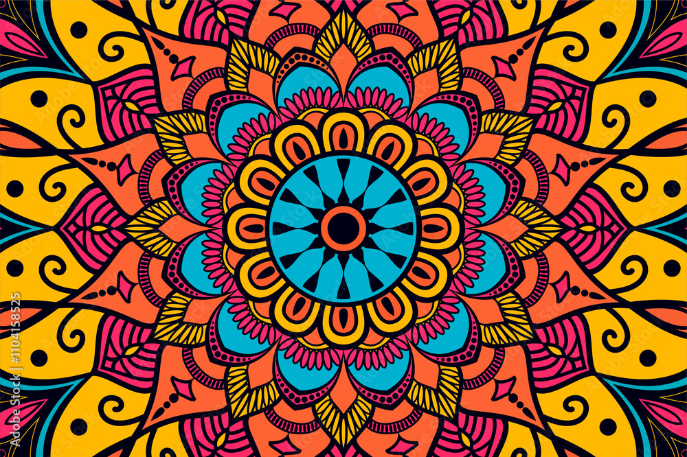 Intricate Mandala Design for Relaxation and Creativity Intricate Mandala Design for Relaxation and Creativity