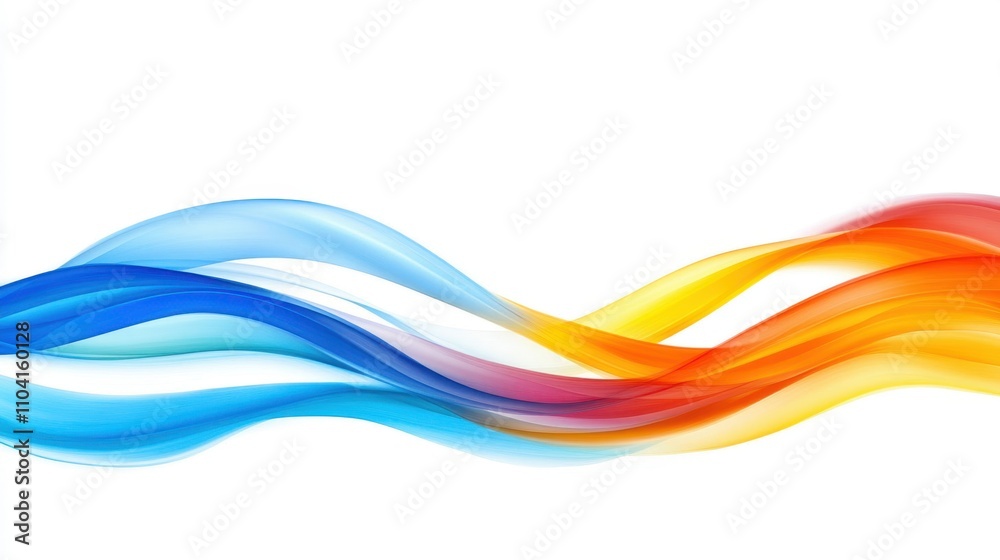 Fototapeta premium Dynamic Glowing Lines in Fiber Optic Technology